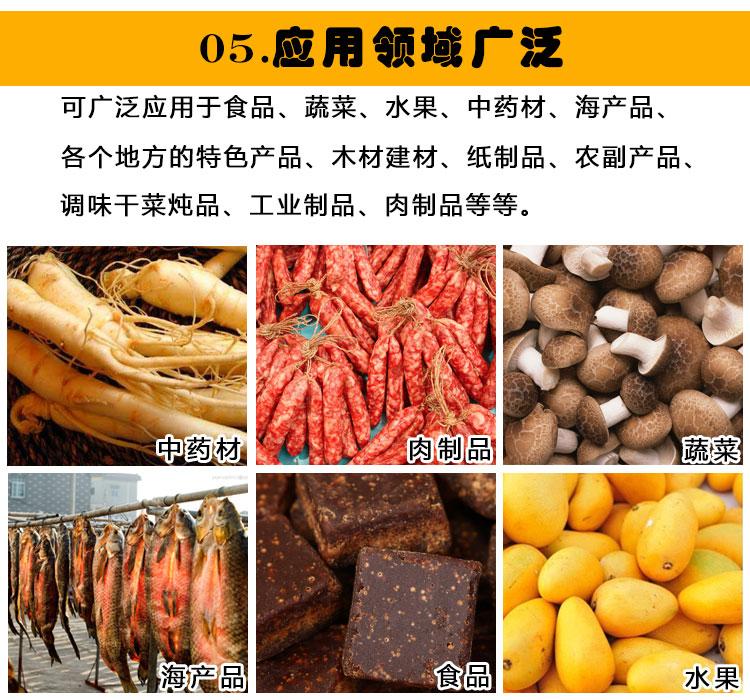 黃花菜烘干機(jī)應(yīng)用領(lǐng)域